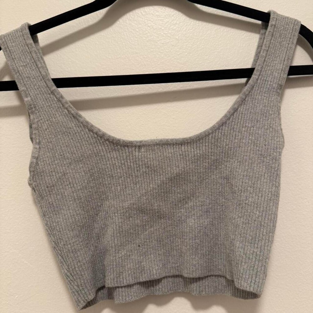 Forever 21 Women's Grey Crop-top - Picture 4 of 4
